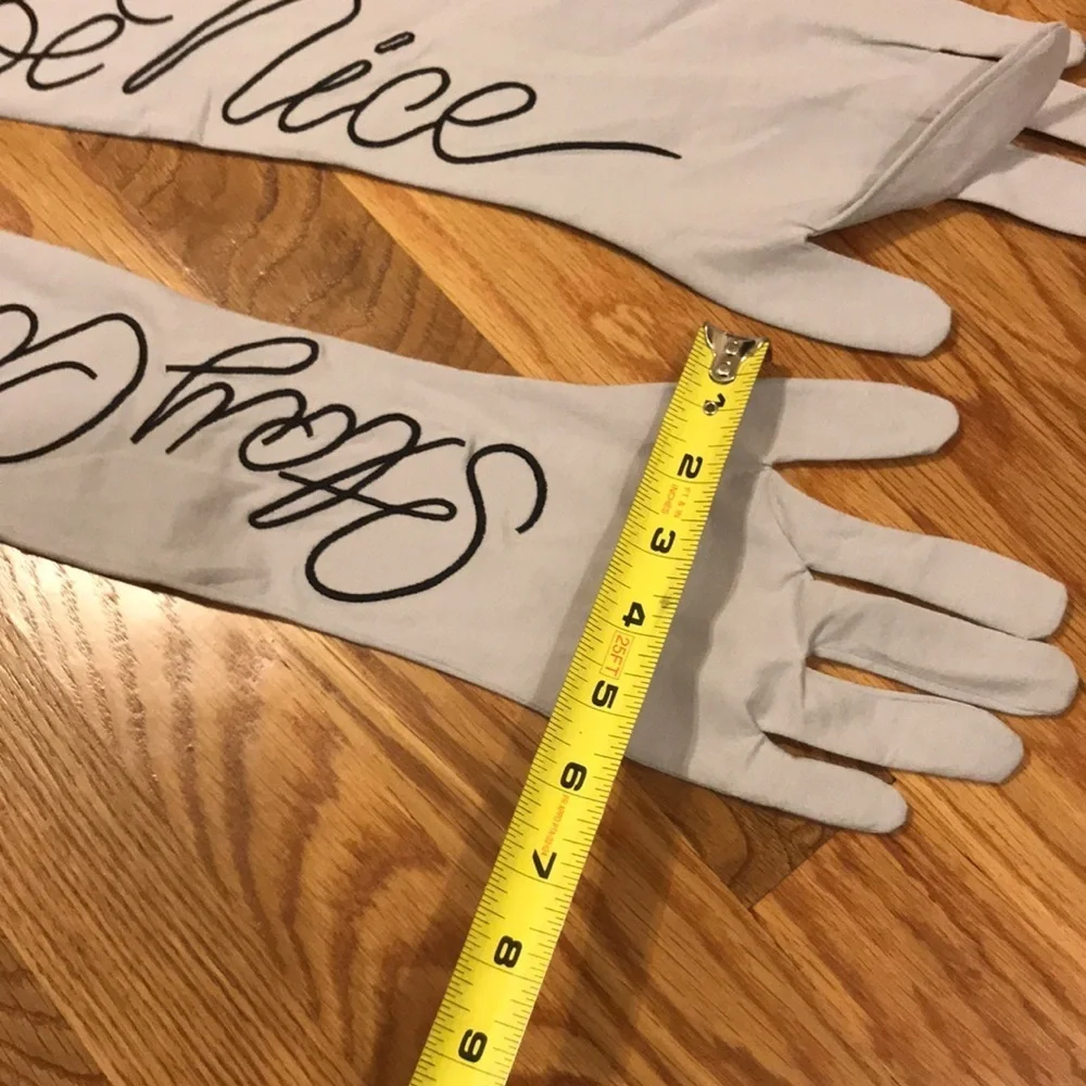 NWT FREE PEOPLE by UNDERSTATED LEATHER WON'T BACK DOWN LONG WASHABLE GLOVES